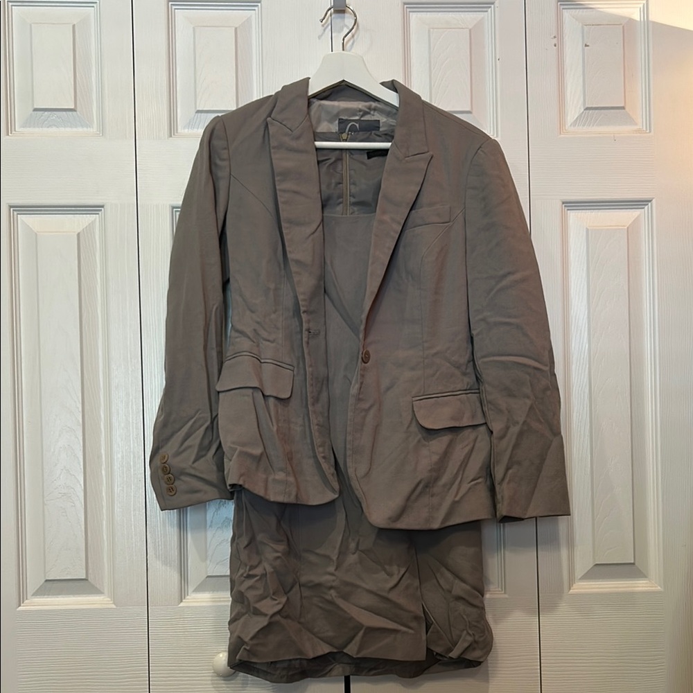 Vintage Guess Collection Gray Blazer & Dress Set